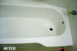 Great looking tub in Anchorage, Alaska after Tub Tech has refinished it